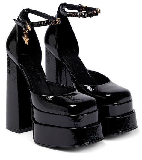 meduaa versace|versace medusa platform heels.